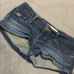 Low-Waisted Jean Shorts